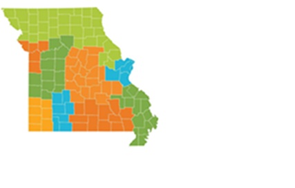 Missouri Color map for Regions 2025 JPG Image