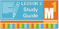 Download the Module 1 Lesson 2 Study Guide