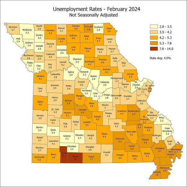 Unemployment Rates Map Image Jpg